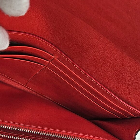 Céline Beige Large Flap Wallet in Grained Calfskin - Picture 15 of 17